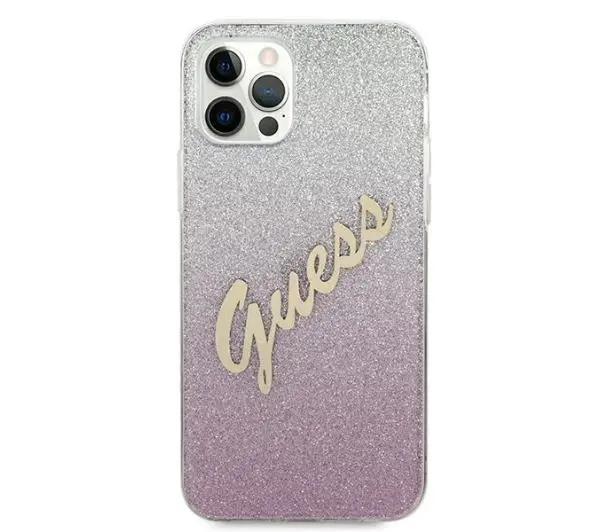 Guess Glitter Gradient Script GUHCP12LPCUGLSPI do iPhone 12 Pro Max