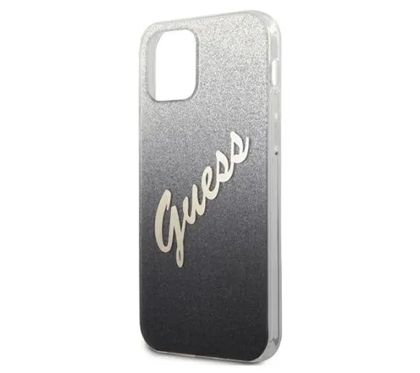 Guess Glitter Gradient Script GUHCP12MPCUGLSBK do iPhone 12/12 Pro
