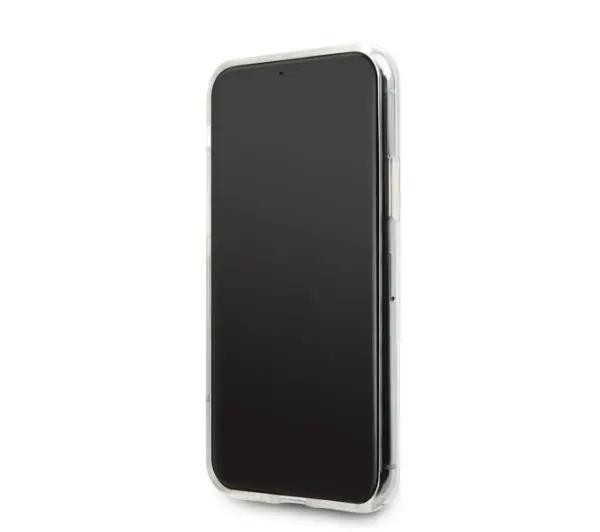 Guess Glitter Gradient GUHCN65PCUGLPBL do iPhone 11 Pro Max Różowo-niebieski