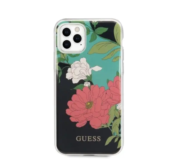 Guess Flower GUHCN58IMLFL01 do iPhone 11 Pro Czarny