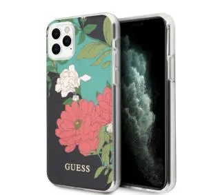 Guess Flower GUHCN58IMLFL01 do iPhone 11 Pro Czarny