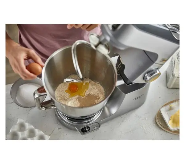 Kenwood Titanium Chef Baker KVL85.594SI Z wbudowaną wagą Dwiema misami do 4kg ciasta - Kup na Raty - RRSO 0%