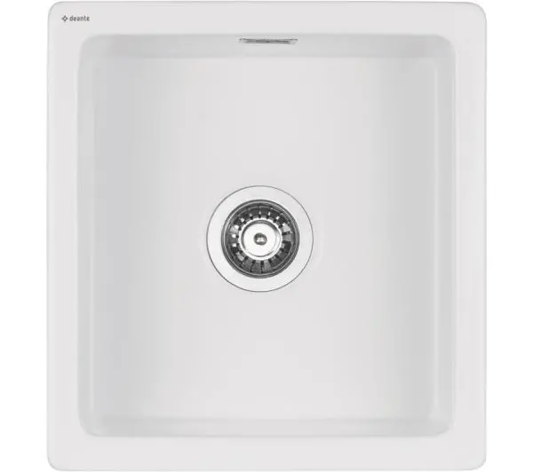 Zlewozmywaki kuchenne - Deante Sabor ZCB A103 Ceramiczny Biały