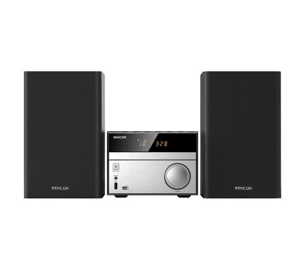 Sencor SMC 4600DBR 30W Bluetooth Radio FM, DAB+ Czarno-srebrny