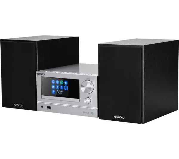 Kenwood M-7000S-S 60W Wi-Fi Bluetooth Radio FM, DAB+, Internetowe Srebrny - Kup na Raty - RRSO 0%