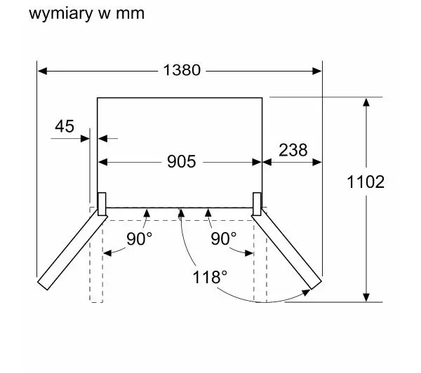 Bosch Serie 4 KFN96VPEA Pełny No Frost 183cm Szuflada z kontrolą wilgotności Stalowy - DRUGI -30%, ALBO 5-TY ZA 1ZŁ - Kup na Raty - RRSO 0%
