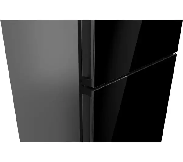 Bosch Serie 6 KGN39LBCF Pełny No Frost 203cm Szuflada z kontrolą wilgotności Czarne szkło - DRUGI -30%, ALBO 5-TY ZA 1ZŁ - Kup na Raty - RRSO 0%