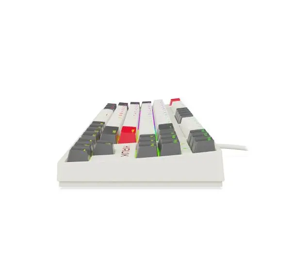 Krux Atax Pro RGB Creator Retro Gateron Yellow Pro Biały