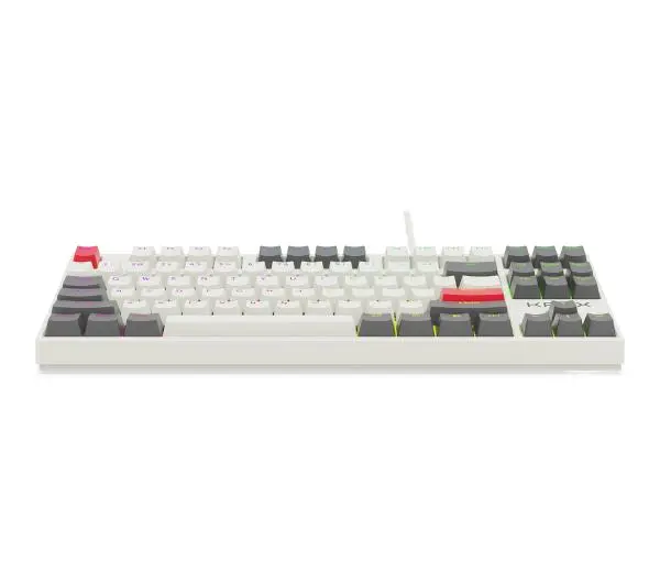 Krux Atax Pro RGB Creator Retro Gateron Yellow Pro Biały