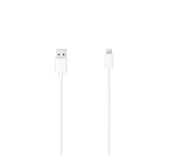Hama USB-A 2,0 do Lightning 1,5m Biały