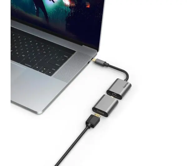 Hama 00200306 Premium USB-C - mini DP/HDMI/VGA