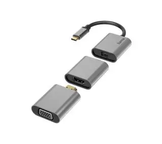 Hama 00200306 Premium USB-C - mini DP/HDMI/VGA