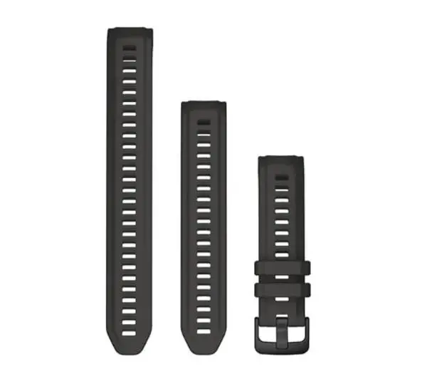Pasek do Garmin Instinct 2S koperta 40 mm (szerokość paska 20 mm) Grafitowy