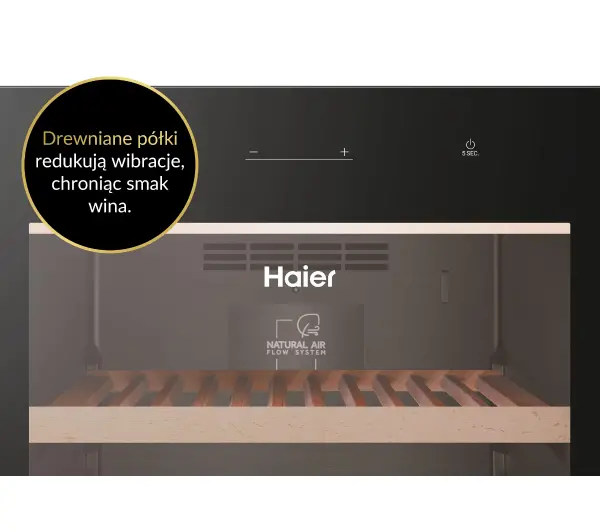 Haier Wine Bank Series 5 HWS247GGU1 247 miejsc na butelki - DRUGI -30%, ALBO 5-TY ZA 1ZŁ - Kup na Raty - RRSO 0%