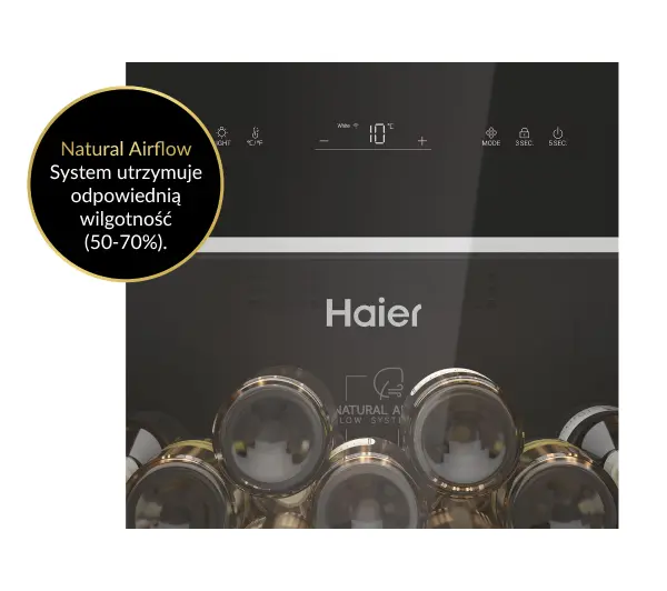 Haier Wine Bank Series 5 HWS247GGU1 247 miejsc na butelki - DRUGI -30%, ALBO 5-TY ZA 1ZŁ - Kup na Raty - RRSO 0%
