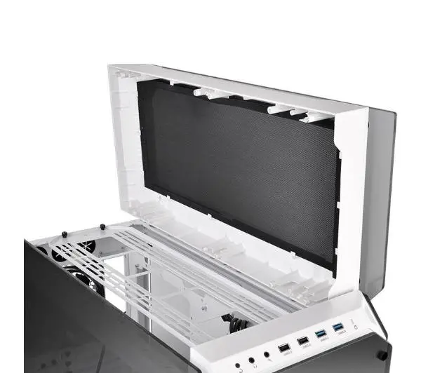 Thermaltake View 71 Riing Tempered Glass Snow Edition RGB Biały - Kup na Raty - RRSO 0%