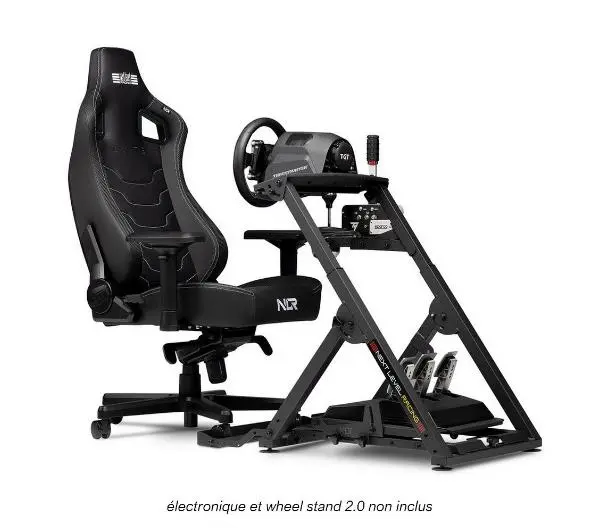 Next Level Racing NLR-G004 Elite Gaming Chair Leather Edition Gamingowy  do 140kg Skóra naturalna Czarny - Kup na Raty - RRSO 0%