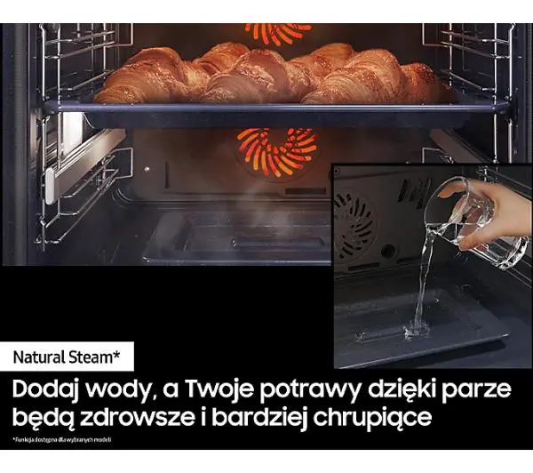 Samsung NV7B5765RAK Dual Cook Termoobieg AirFry Zdalne sterowanie Czarny - Kup na Raty - RRSO 0%