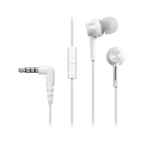 Panasonic RP-TCM105E-W Dokanałowe Mikrofon Biały