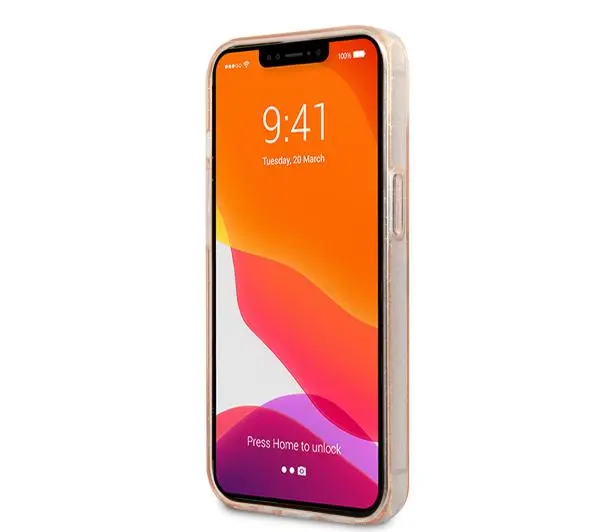 Karl Lagerfeld Glitter Karl`s & Choupette KLHCP13SKCTUGLGO do iPhone 13 mini Złoty