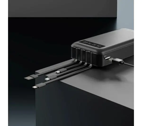 Extralink EPB-083 10000mAh kabel 4w1