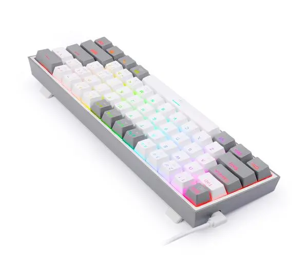 Redragon K617 Fizz RGB Red Box Switch  Biało-szary