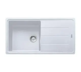 Franke Basis BFG 611-97 Granitowy Biały - DRUGI -30%, ALBO 5-TY ZA 1ZŁ - Kup na Raty - RRSO 0%