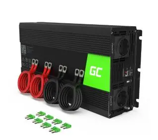 Green Cell INV20 24V na 230V 2000W/4000W Czysta sinusoida - Kup na Raty - RRSO 0%