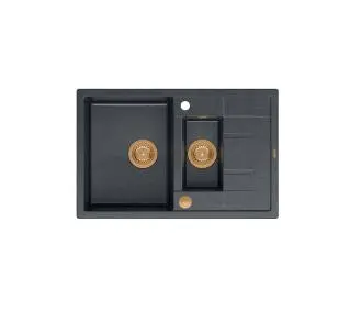 Quadron HB8224U8-C1 P2O Morgan 156 Granitowy Czarny metalik/Miedziany - DRUGI -30%, ALBO 5-TY ZA 1ZŁ - Kup na Raty - RRSO 0%