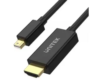 Unitek V1152A miniDP na HDMI 4K 30Hz 2m Czarny