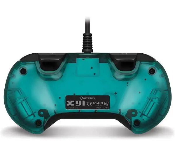 Hyperkin X91 Wired Controller Aqua Green do Xbox, PC Przewodowy