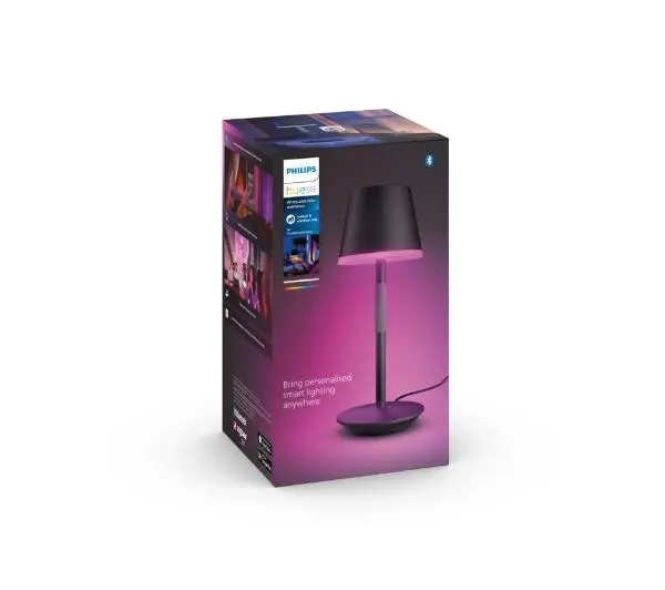 Philips Hue Go White and Colour Ambiance Czarny - Kup na Raty - RRSO 0%