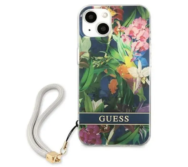 Guess Flower Strap GUHCP13SHFLSB do iPhone 13 mini