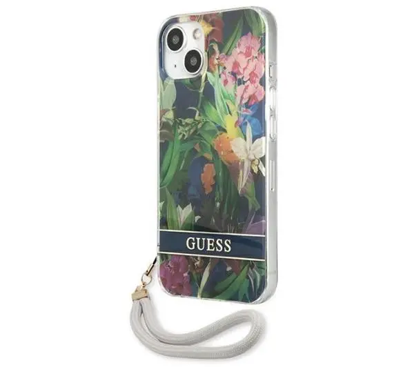 Guess Flower Strap GUHCP13SHFLSB do iPhone 13 mini