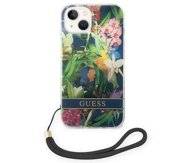 Guess Flower Strap GUOHCP14MHFLSB do iPhone 14 Plus