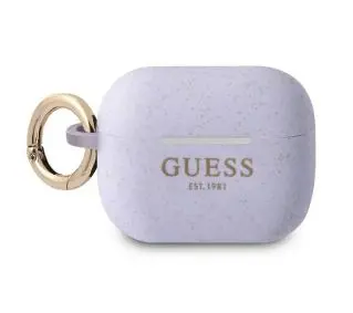 Guess Silicone Glitter GUAPSGGEU do AirPods Pro Purpurowy