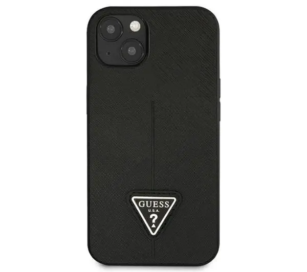 Guess Saffiano Triangle Logo GUHCP13SPSATLK do iPhone 13 mini
