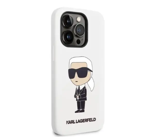 Karl Lagerfeld Silicone Ikonik KLHCP14XSNIKBCH do iPhone 14 Pro Max