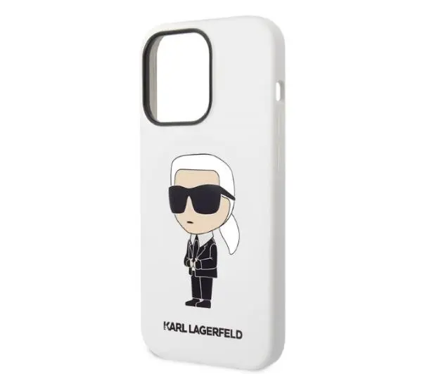 Karl Lagerfeld Silicone Ikonik KLHCP14LSNIKBCH do iPhone 14 Pro