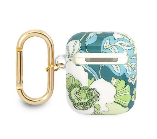 Guess Flower Strap Collection do AirPods Niebieski