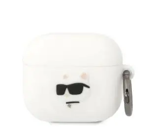 Karl Lagerfeld Silicone Choupette Head 3D do AirPods 3 Biały