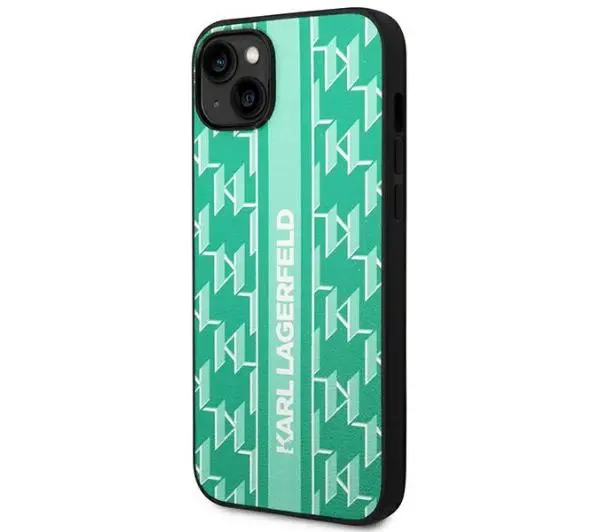 Karl Lagerfeld Monogram Stripe KLHCP14MPGKLSKN do iPhone 14 Plus