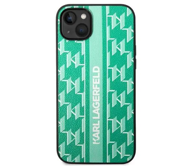 Karl Lagerfeld Monogram Stripe KLHCP14MPGKLSKN do iPhone 14 Plus