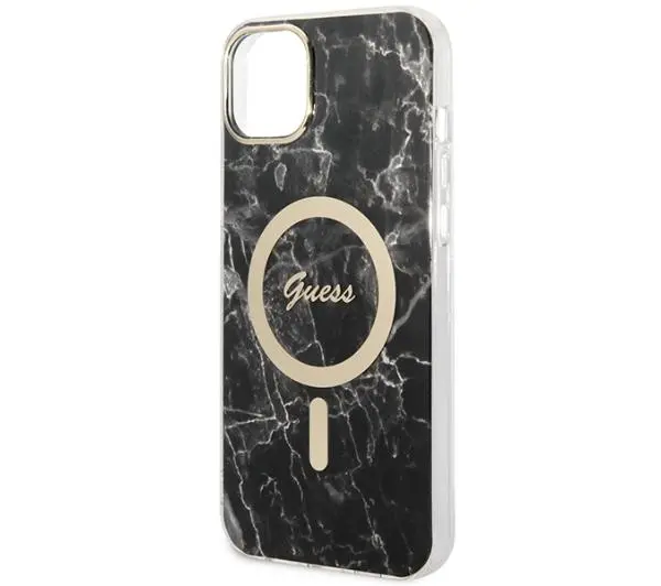 Guess GUBPP14MHMEACSK  ładowarka indukcyjna + eui Marble MagSafe do iPhone 14 Plus
