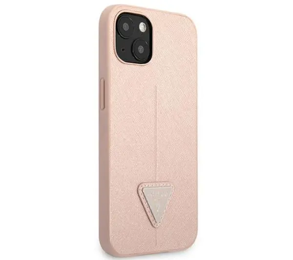 Guess Saffiano Triangle Logo GUHCP14MPSATLP do iPhone 14 Plus