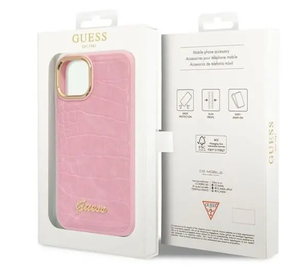 Guess Croco Collection GUHCP14MHGCRHP do iPhone 14 Plus