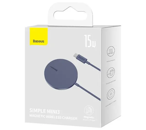 Baseus Simple Mini3 15W Fioletowy