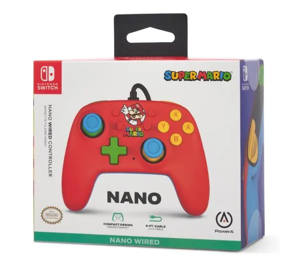 PowerA NANO Mario Medley do Nintendo Switch Przewodowy