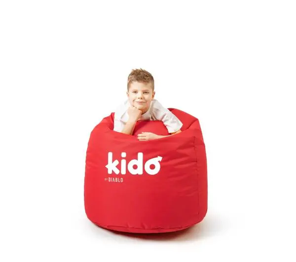 Diablo Chairs Pufa dla dziecka KIDO Czerwona