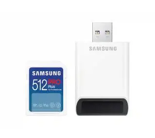 Samsung PRO Plus SD 512GB UHS-I U3 + czytnik